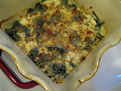 Easy Layered Creamed Spinach
