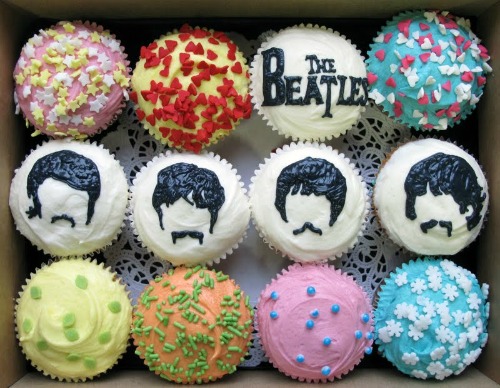 The Beatles Cupcakes