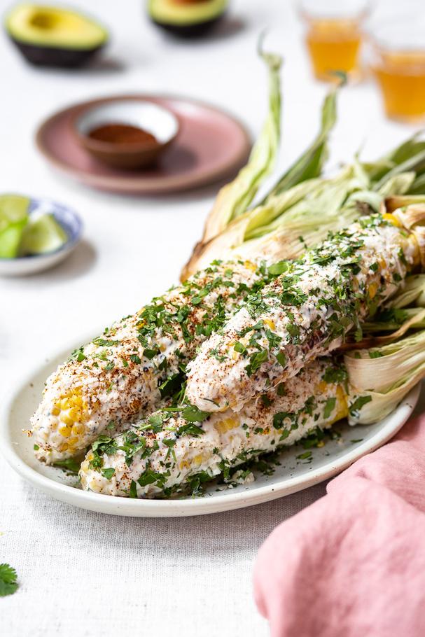 Mexican-style Grilled Corn on the Cob