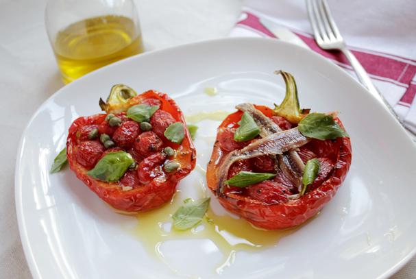 Piemontese Stuffed Red Peppers