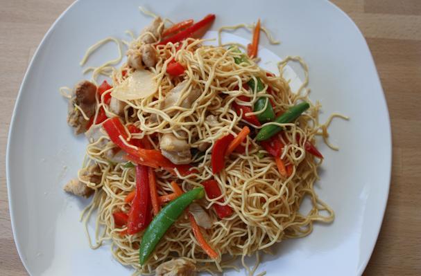 Chinese Style Chicken and Noodle Stir Fry