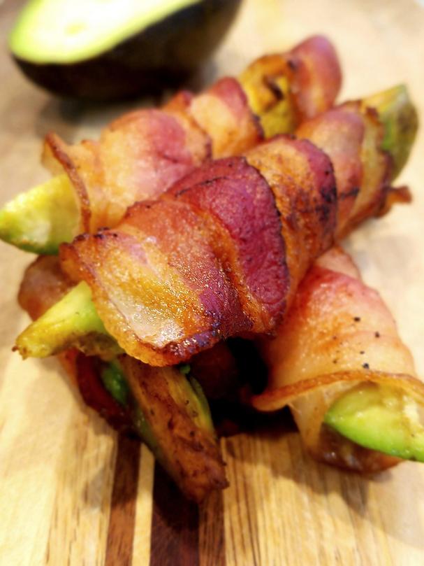 Keto Bacon-Wrapped Avocado