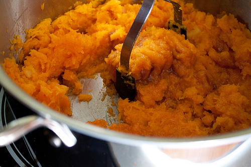 mashed butternut squash