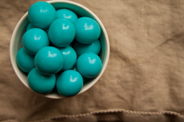 blue gum balls