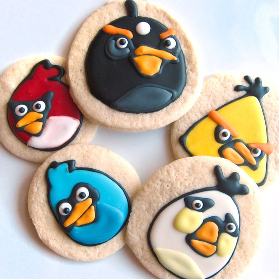 Angry Birds Sugar Cookies