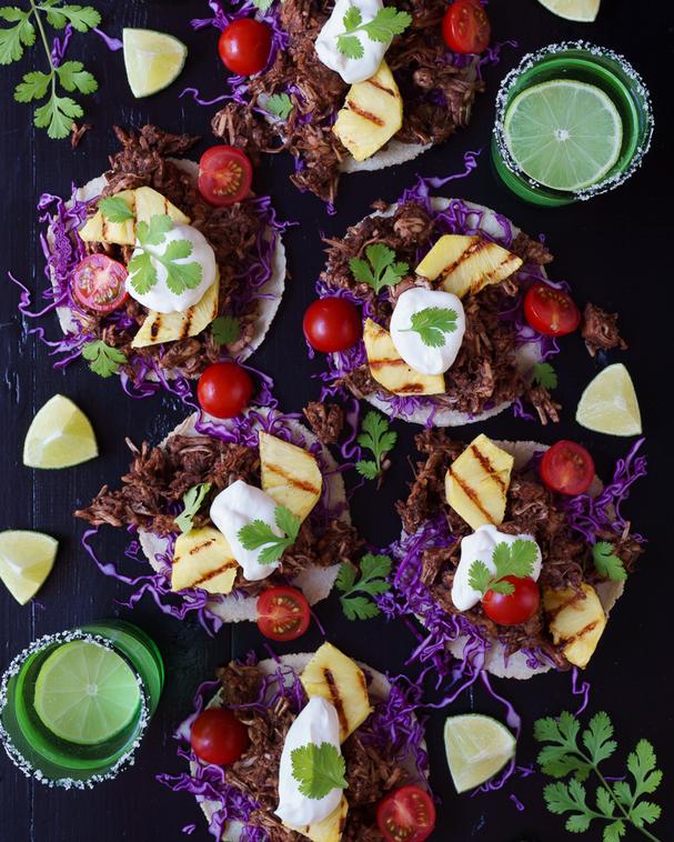 Jerked Jackfruit tacos