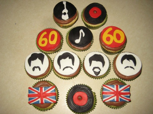 The Beatles Cupcakes