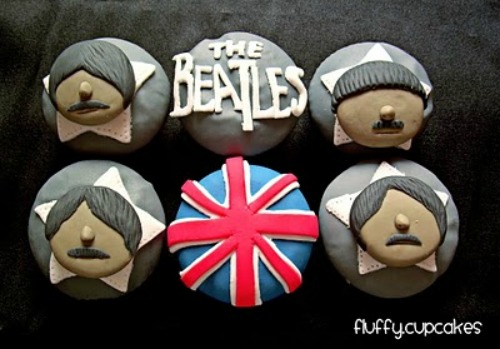 The Beatles Cupcakes