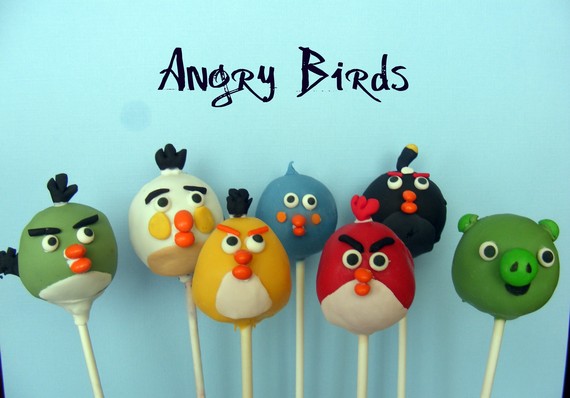 Angry Birds Cake Pops