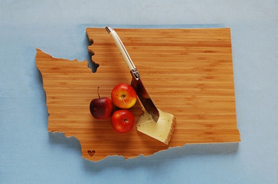 Washington State Cutting Board by AHeirloom on Etsy