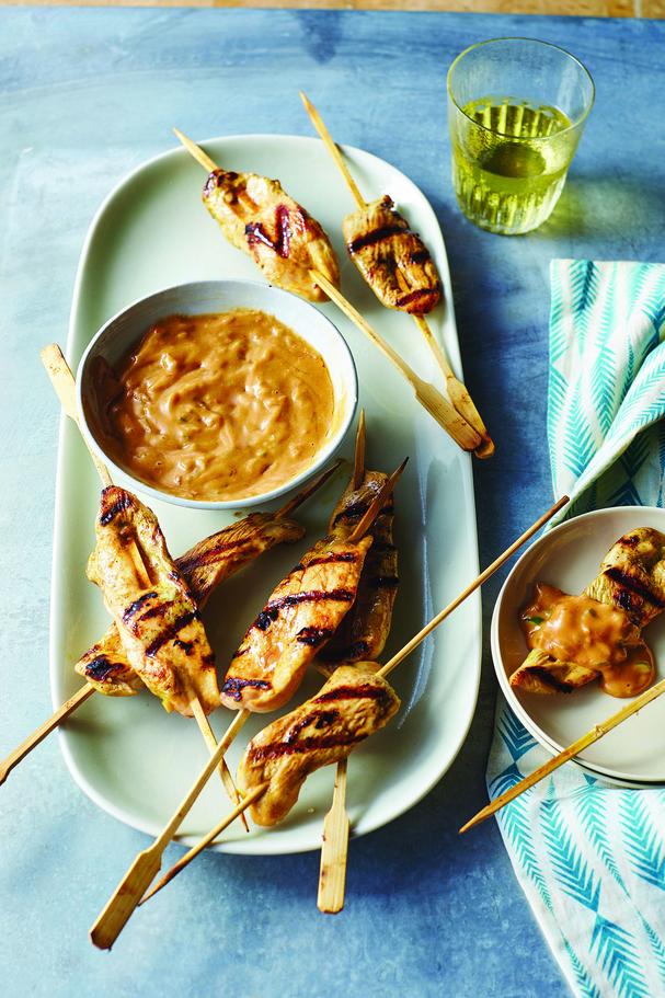 Chicken Satay with Peanut Sauce