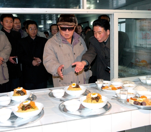 King Jong-Il Stares at Food