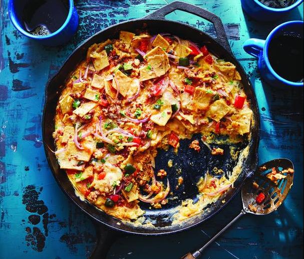 Chilaquiles Breakfast Skillet