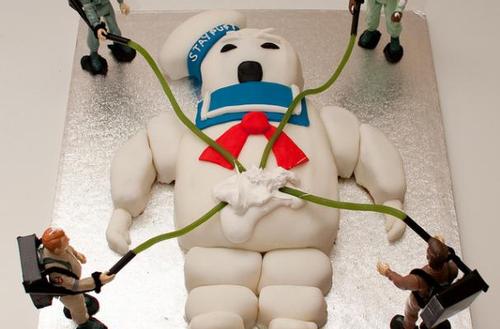 stay puft birthday cake