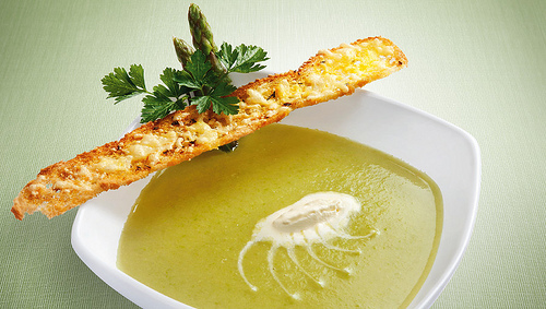 Gluten Free Cream of Asparagus Soup