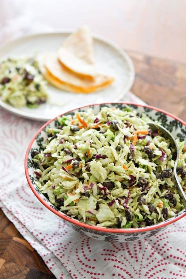 Mexican Coleslaw with Black Beans