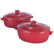 Oval Clay Flame-Top Oven