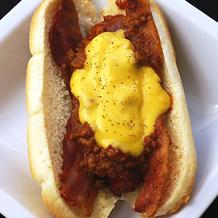 Ultimate Bacon Chili Cheese Brots