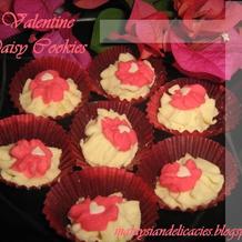 Valentine Daisy Cookies