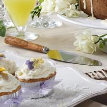 Olive Wood Cake Server