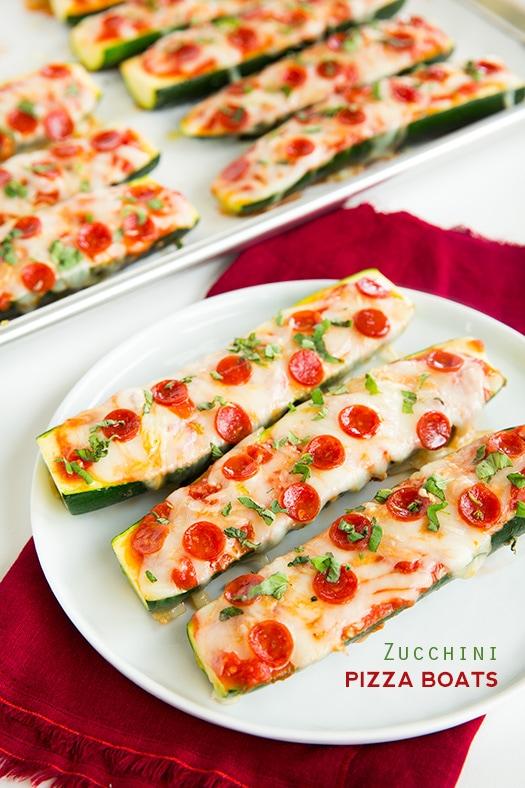 zucchini pizza boats