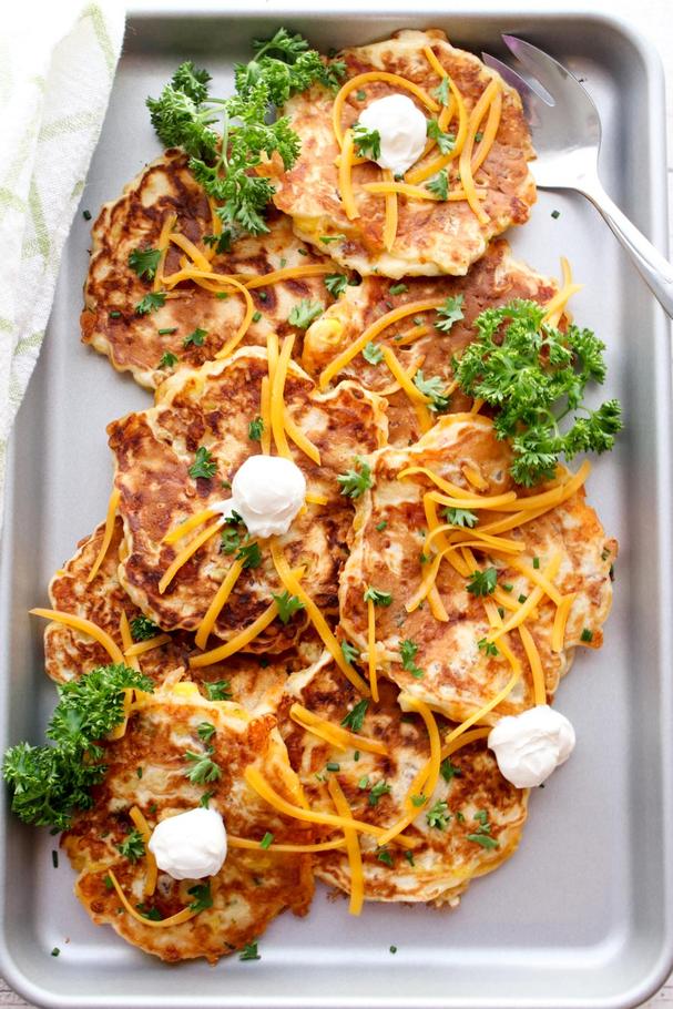 Loaded Savory Pancakes