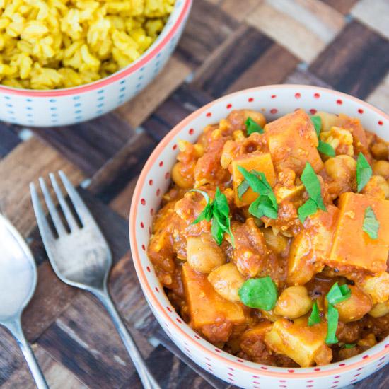 Cauliflower Chickpea Stew