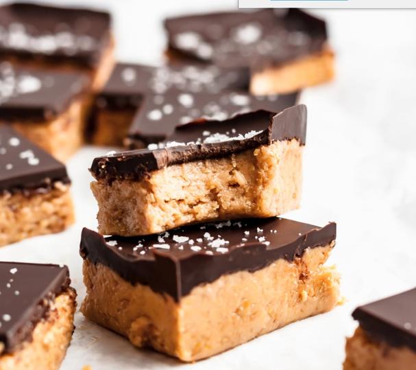 No-bake peanut butter protein bars