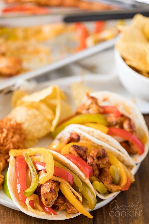 Sheet Pan Chicken Fajitas