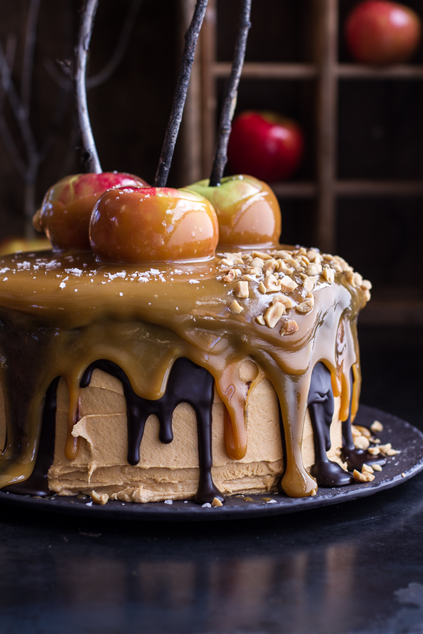 Foodista | Salted Caramel Apple Snickers Cake and Must Try ...